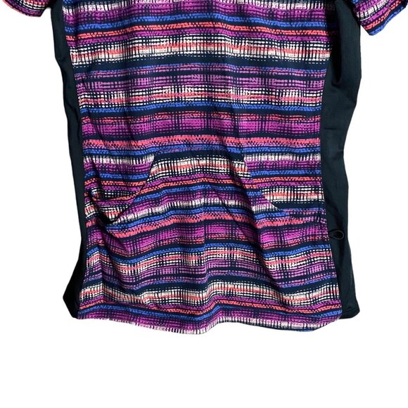 Scrubletics Women's Patterned Short Sleeve Scrub Top - Picture 3 of 8